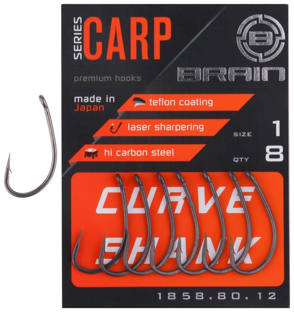 ᐉ Крючки Brain Curve Shank - купить в Украине