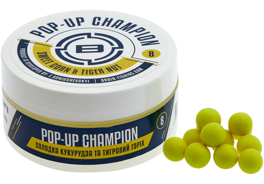 ᐉ Бойли Brain Champion Pop-Up Sweet Corn & Tiger Nut - купити в